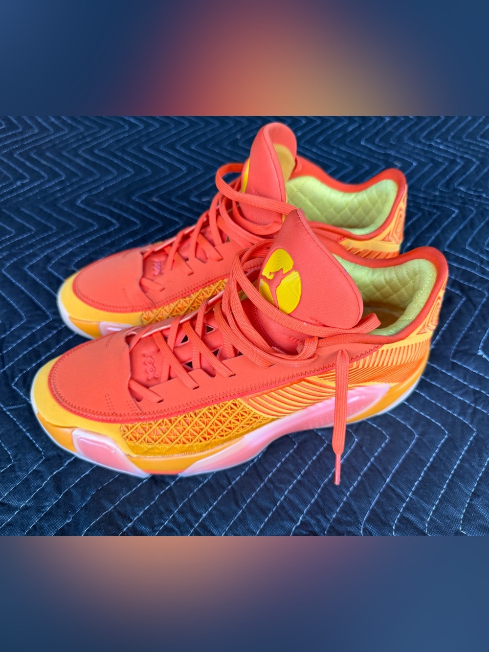Air Jordan 38 Lows - Taxi / Safety Orange - Picture 4 of 5